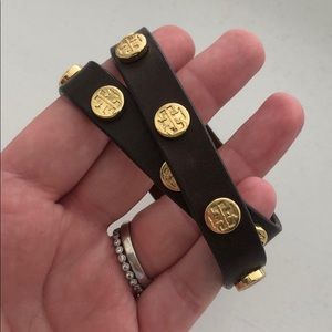 Tory Burch leather wrap bracelet